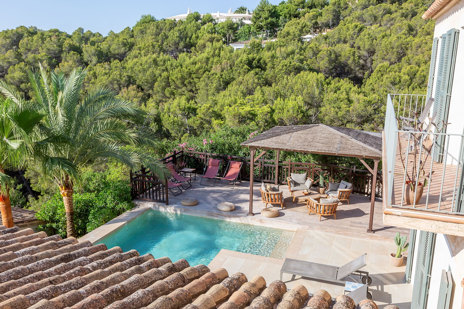 Superb villa with sea views of Camp de Mar