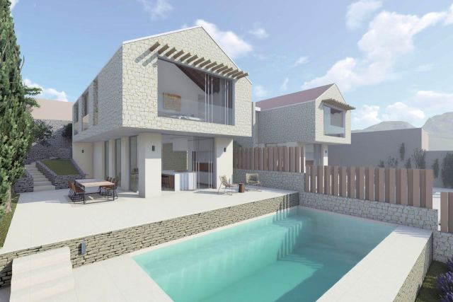 Spektakulär möjlighet att bygga 2 lyxiga moderna hus